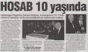 HOSAB 10.YAŞINDA