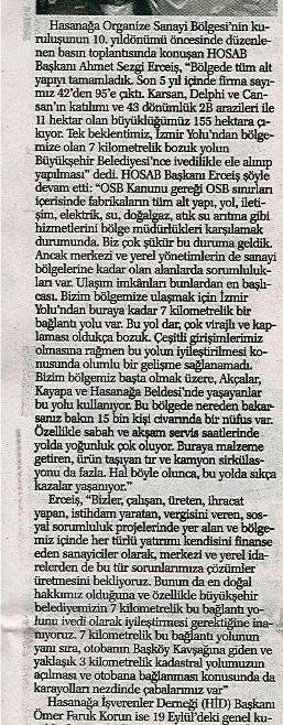 HOSAB Onuncu Yaşını Kutluyor