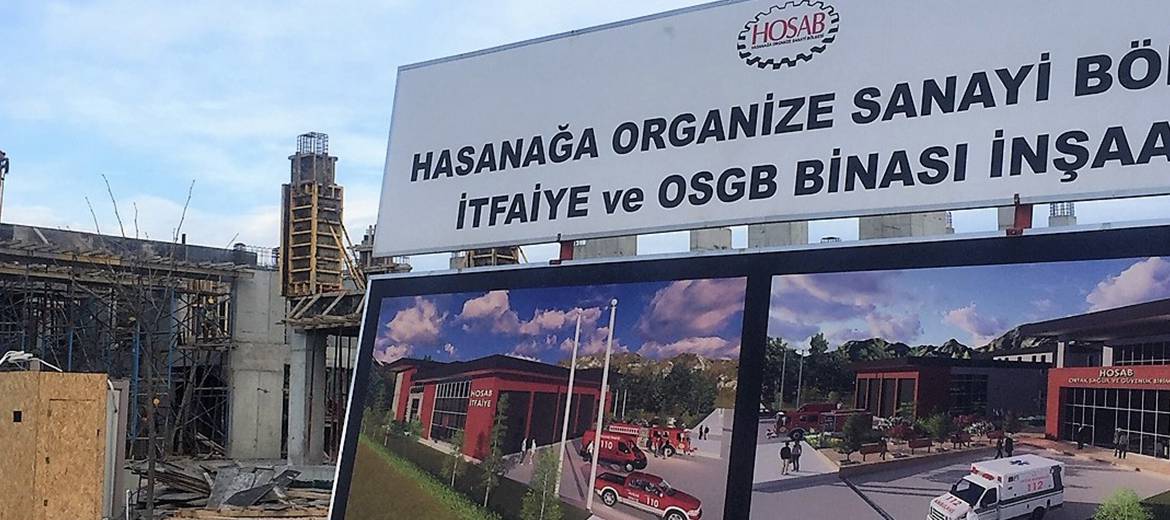 HOSAB İtfaiye ve OSGB İnşaatı Hızla İlerliyor