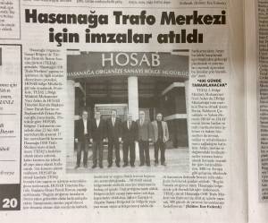 Hasanağa Trafo Merkezi İçin İmzalar Atıldı