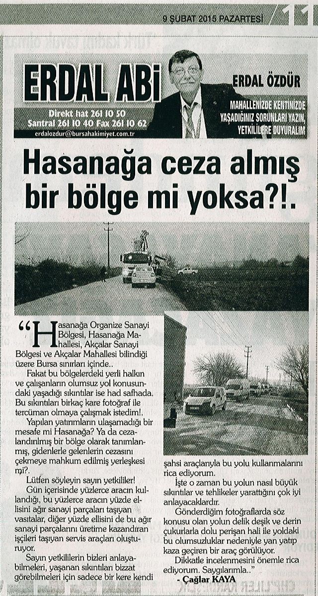 Hasanağa ceza almış bir bölge mi yoksa