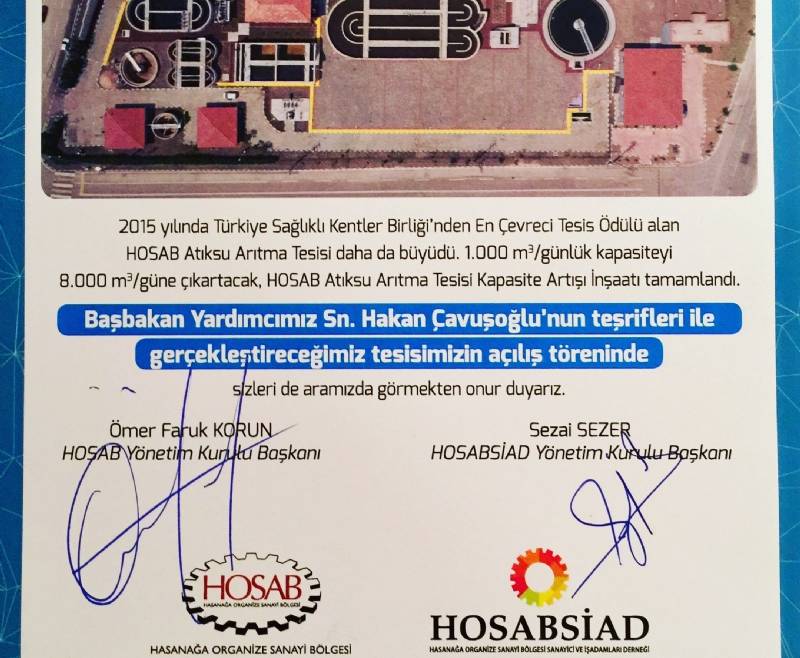 Kapasitesi Artan Atıksu Arıtma Tesisi Açılıyor