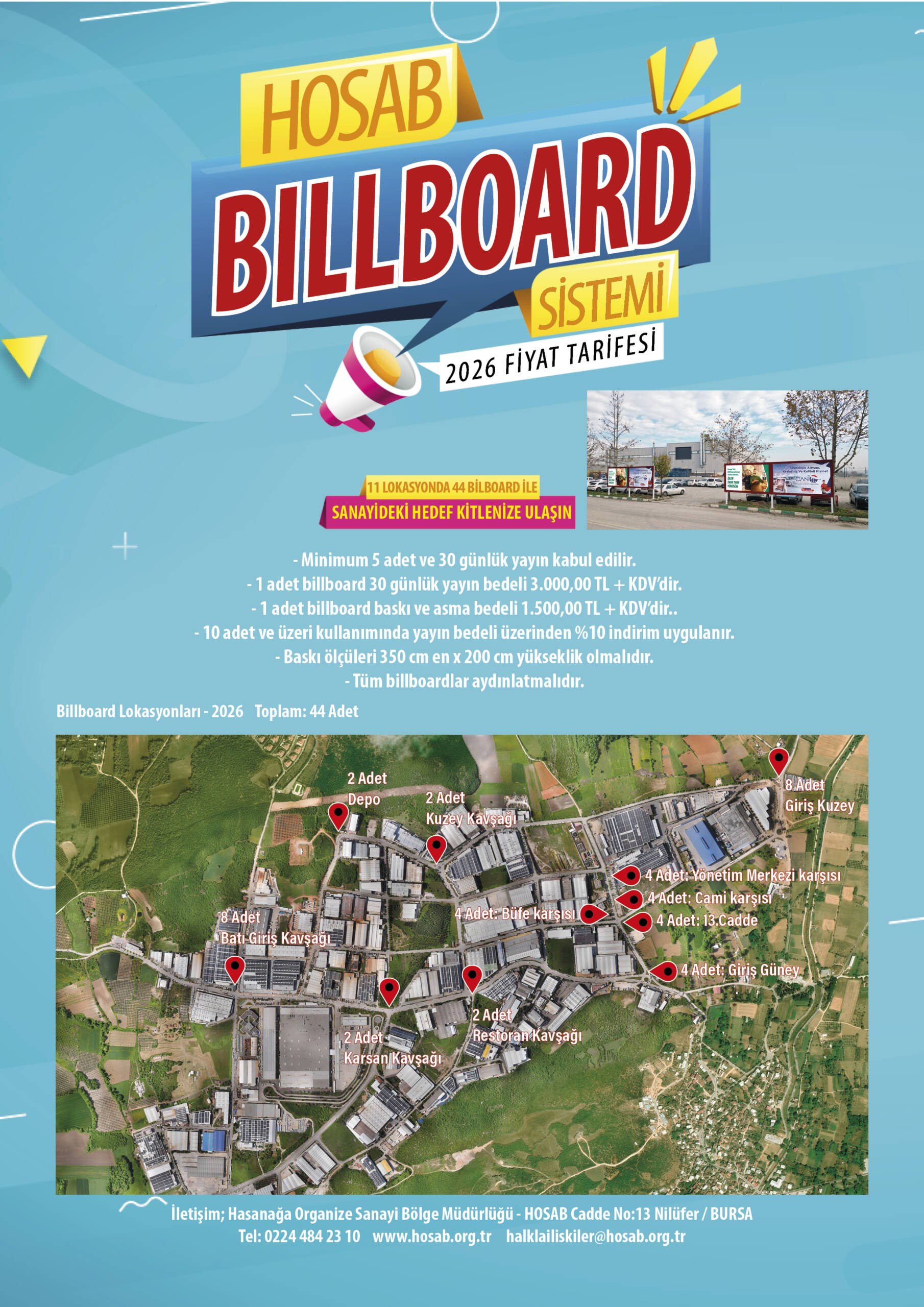 hosab billboard fiyat tarfesi 2026